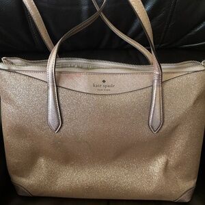 Kate Spade Limited Edition Holiday Gold Sparkle Purse